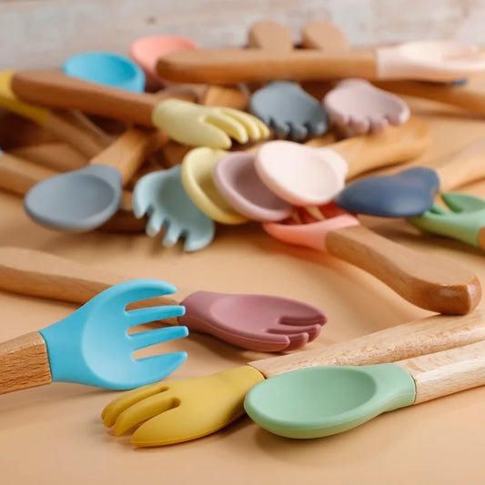 Paisley Spoon & Fork Set